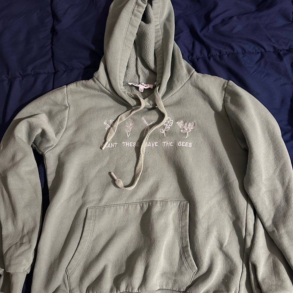 Green Graphic Hoodie
